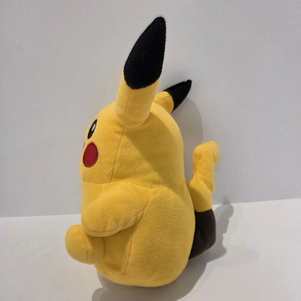 Vintage? Pokemon Pikachu Plush No Tags Open Mouth Smiling